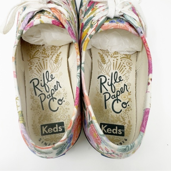 Keds Rifle Paper Co Floral Canvas Sneakers - Picture 5 of 9